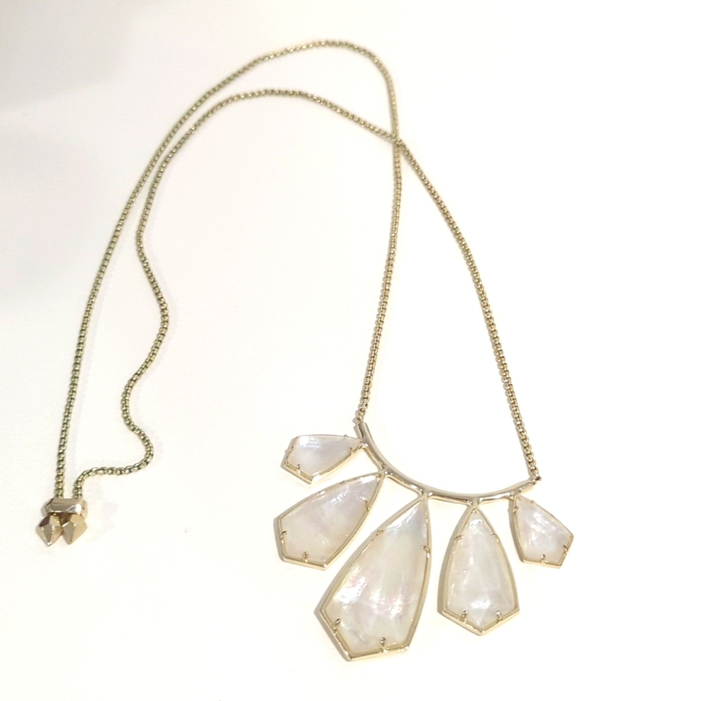 Kendra Scott Rhyan Pearlescent Bib Necklace